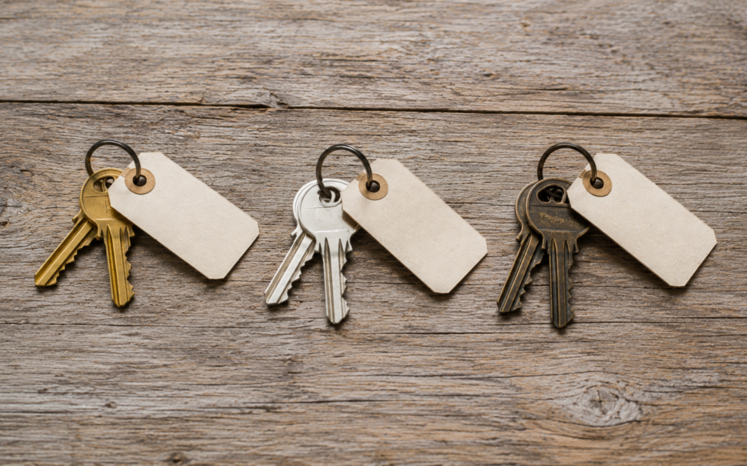 sibling caregivers Chicago three sets of keys representing financial, medical, and property roles in one family